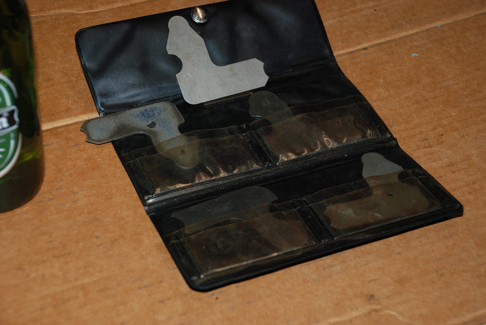 VINTAGE THE LUFKIN RULE CO,-RADIUS GAUGES GAGE SET,perfect condition