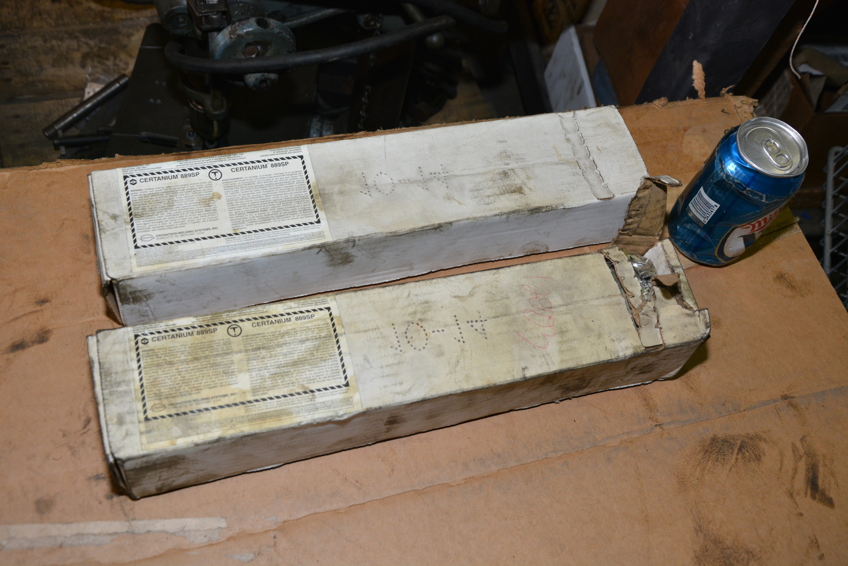 NEW Lot 2 Boxes Certanium 889SP 3/16"Nickel Welding Rod 20.8lbs