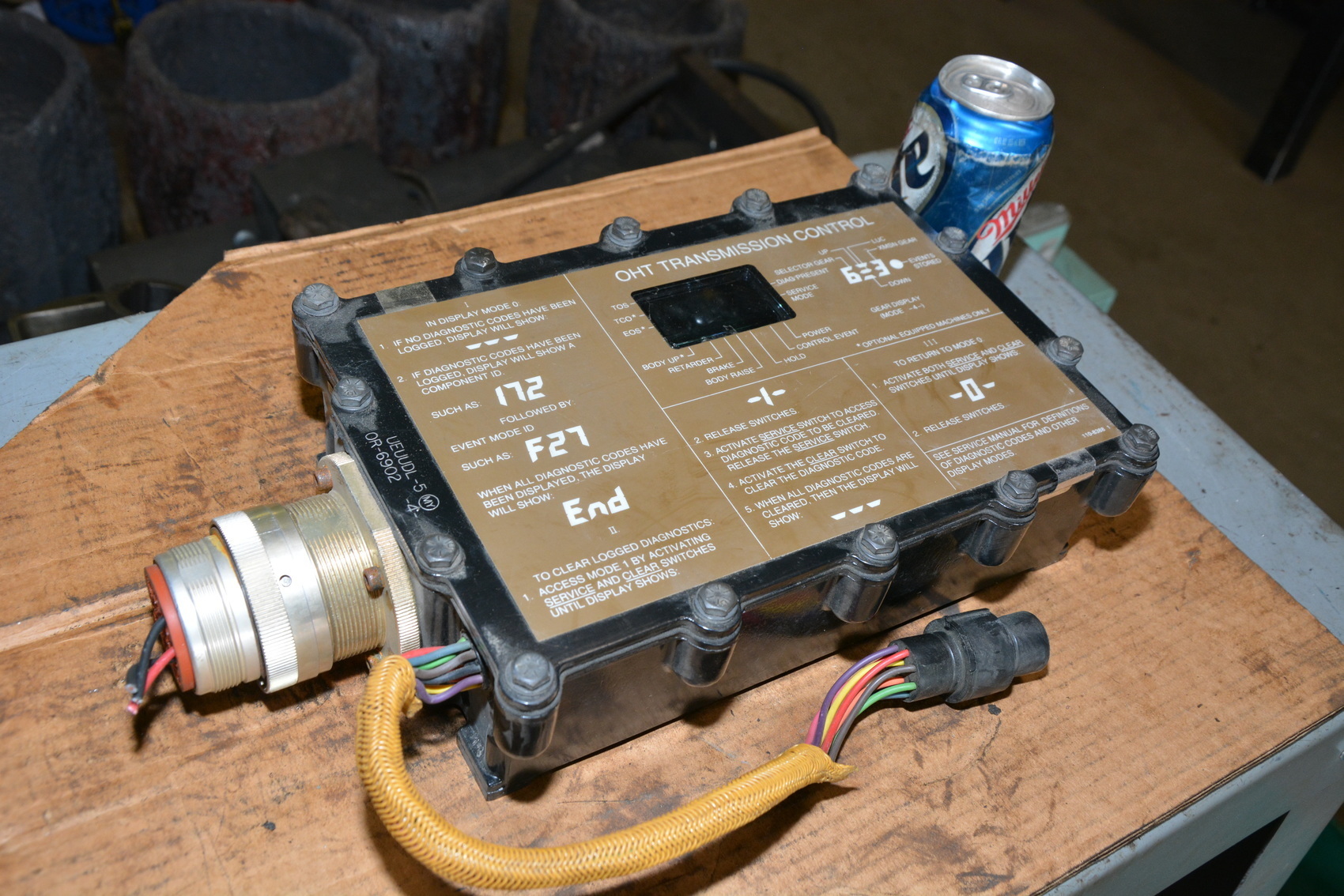 Caterpillar OHT transmission control or analyzer?