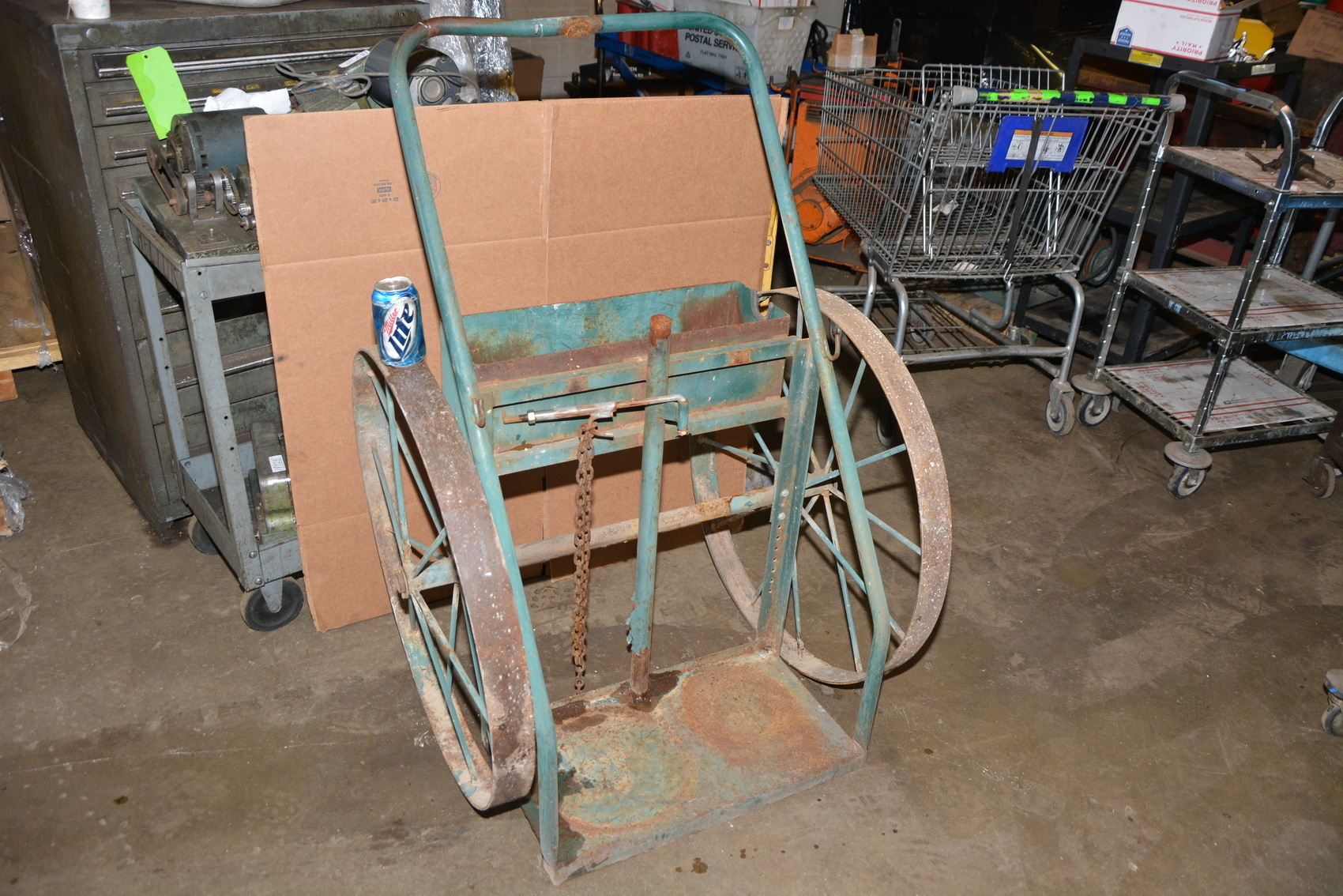 Heavy Duty Acetylene Tank Cart