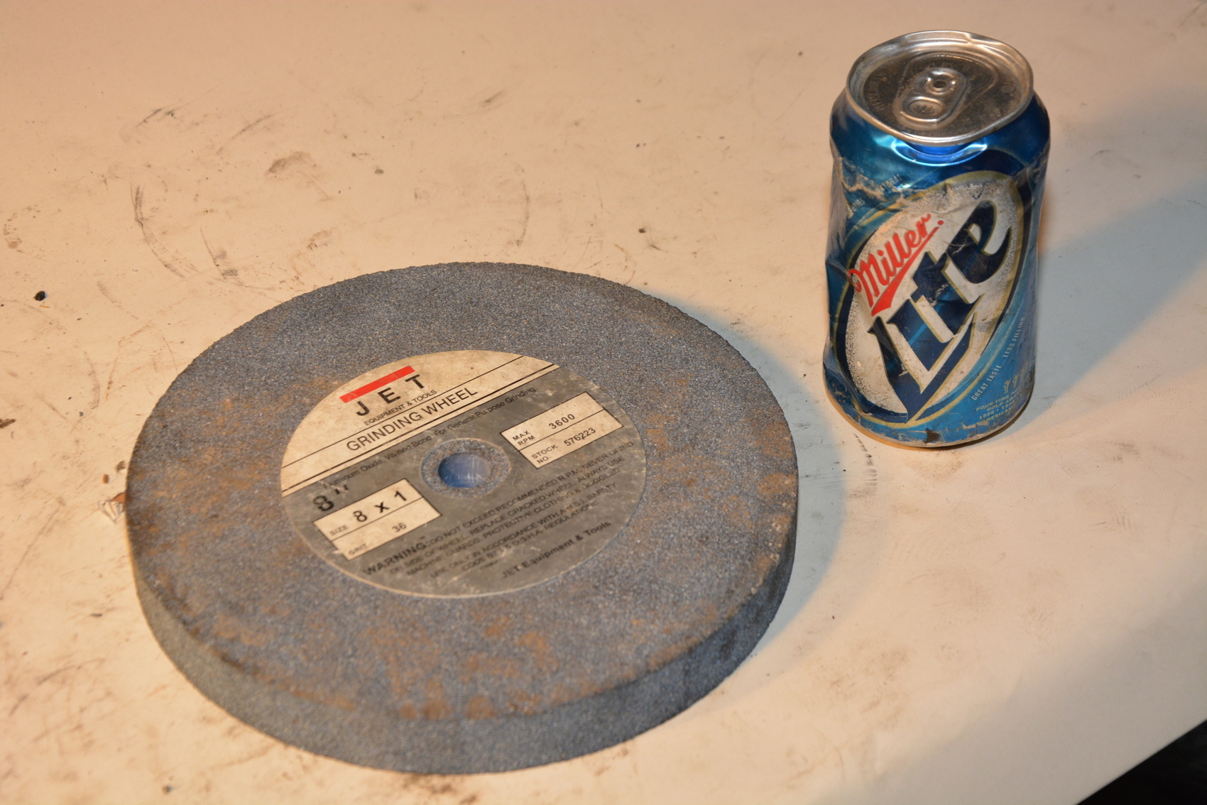 .NEW.JET Grinding wheel 8";max 3600 RPM;