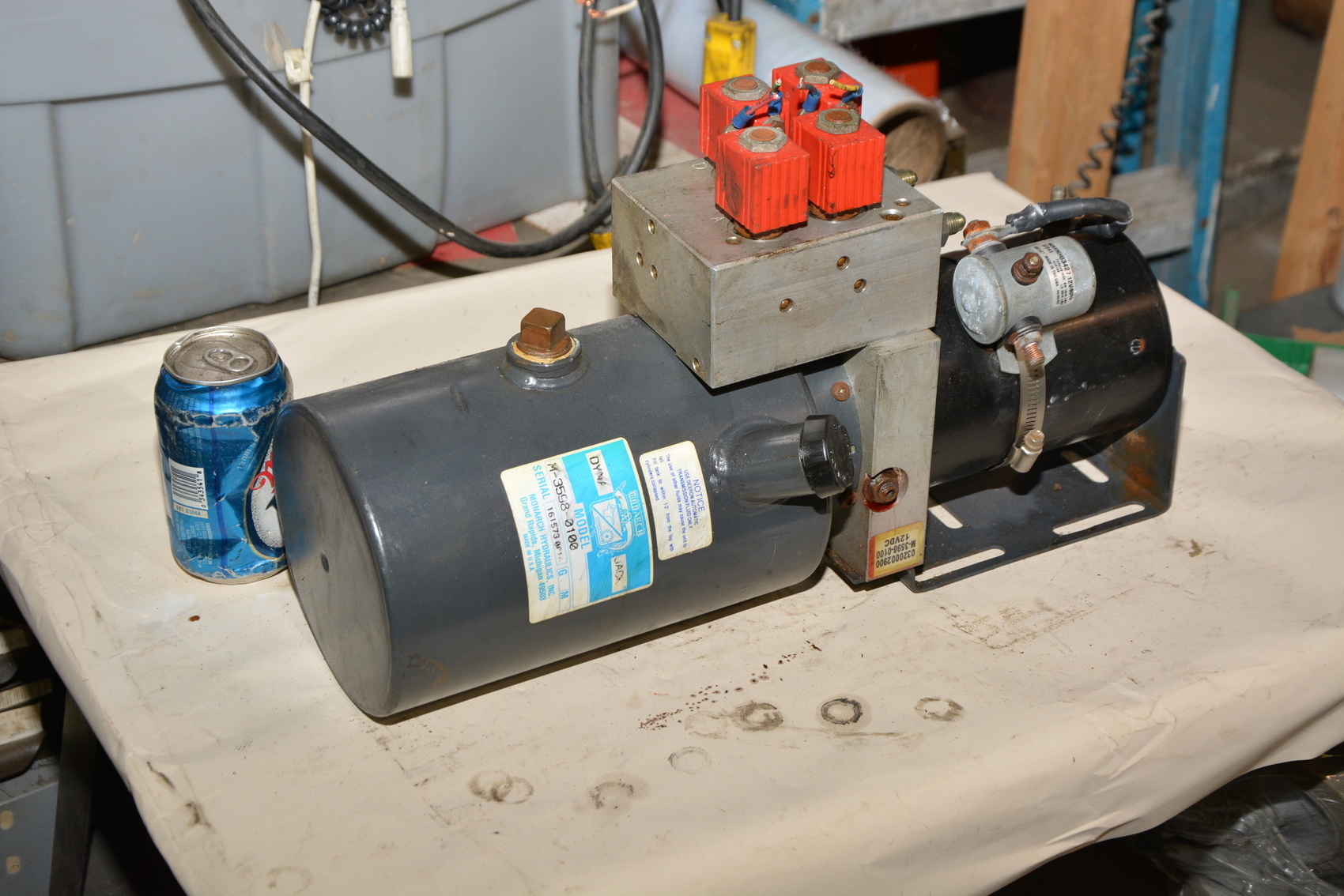 Monarch Hydraulics Power Unit Dyna-Jack M-3598-0100;12VDC