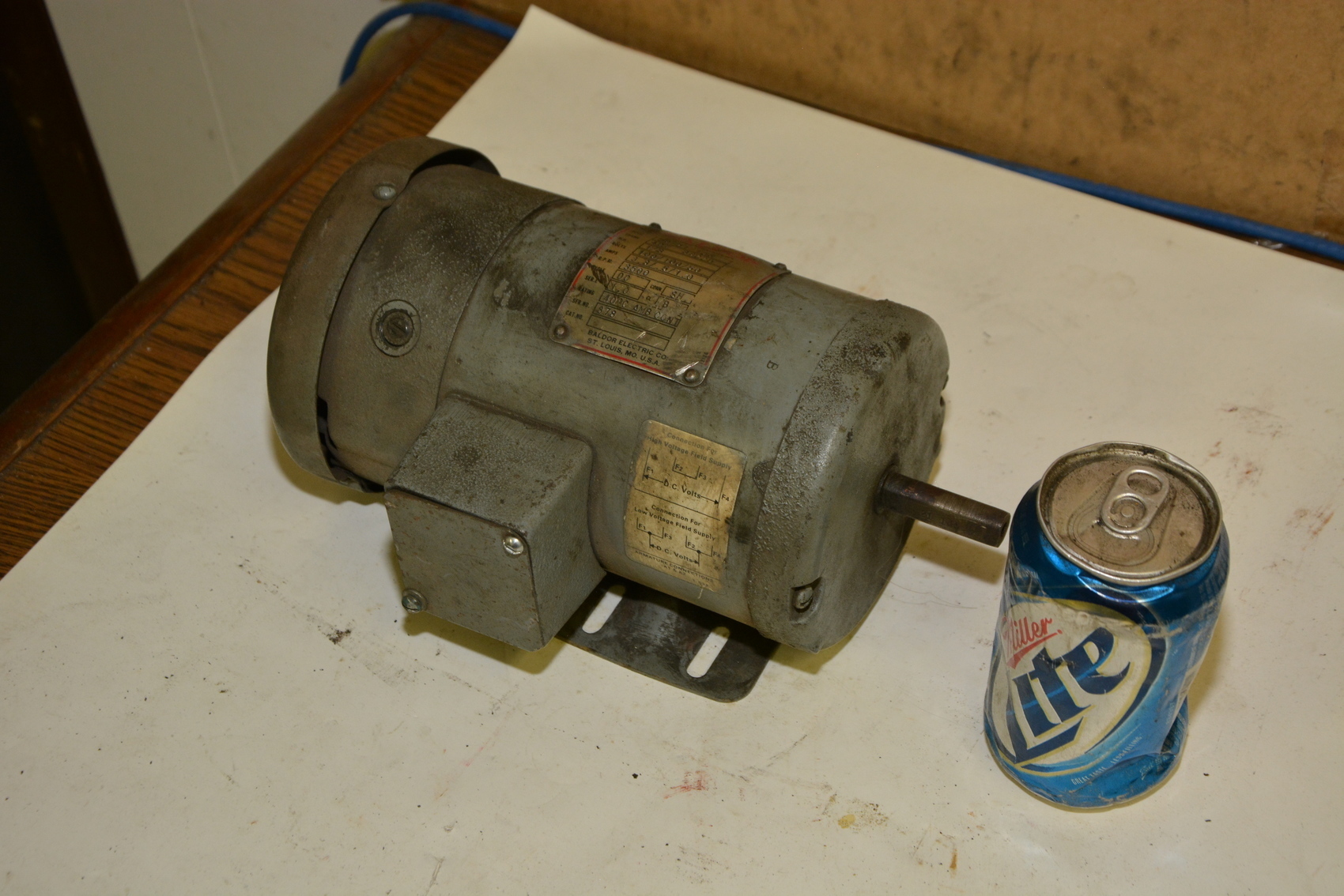 Baldor 1/3 HP DC electric Motor;3821135;3500 RPM