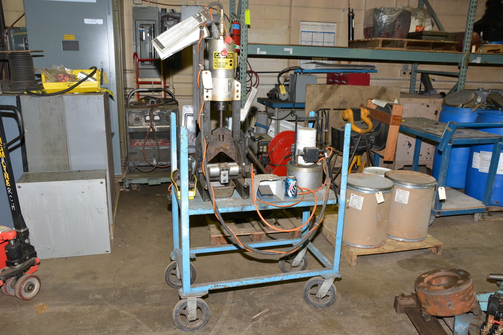 Novopress HSBL 2420 press 150 kN max 120 mm max 150 bar max with cart