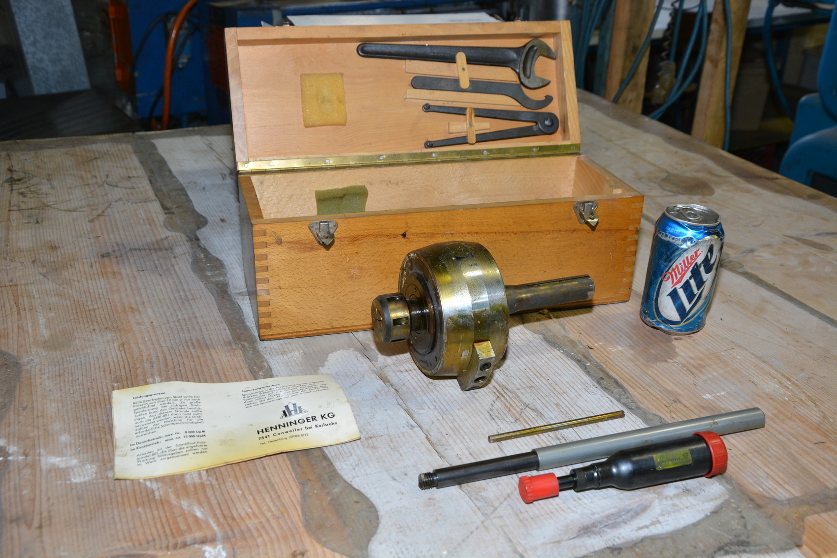 R8 Henninger AHK-801 High speed milling spindle speeder;1:6;12000 RPM