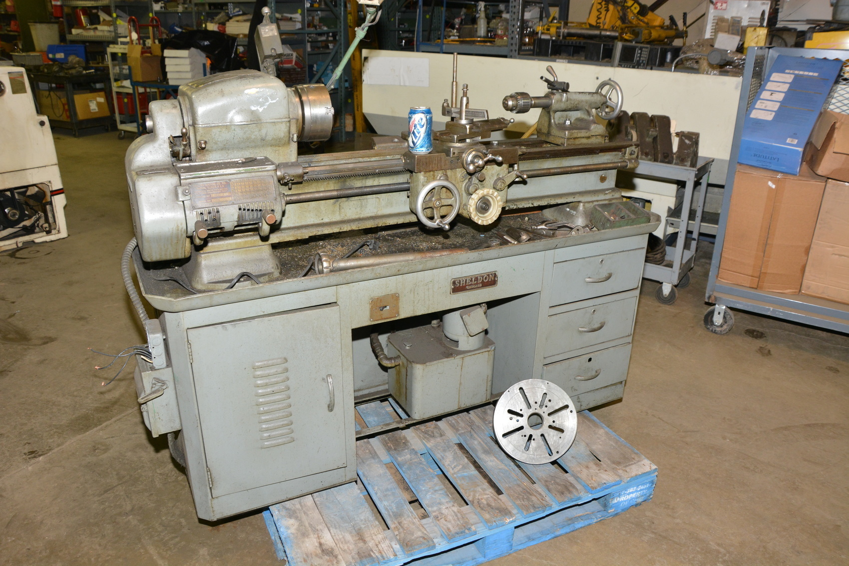 Sheldon TS-56B Lathe,Size:12x30"w/extras