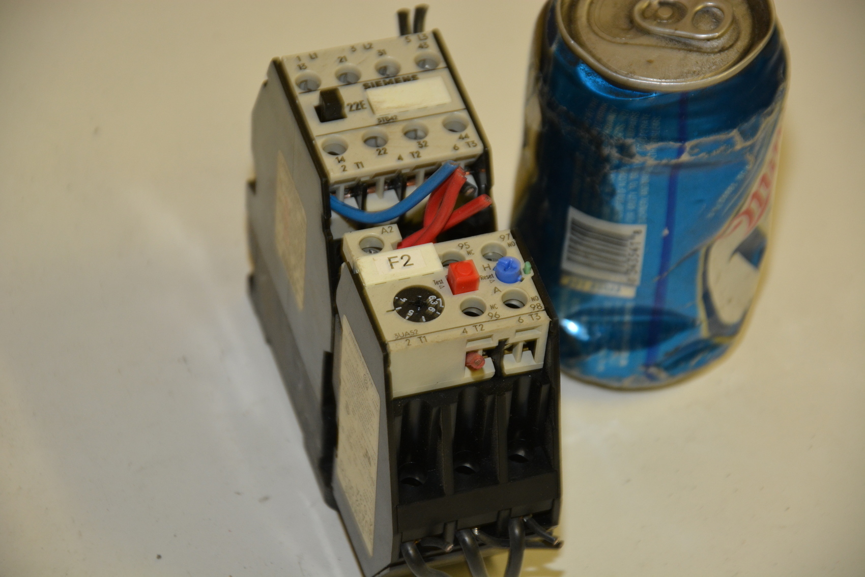 Siemens 3TB45-17-0A 22E Magnetic Contactor;3UA52 Relay