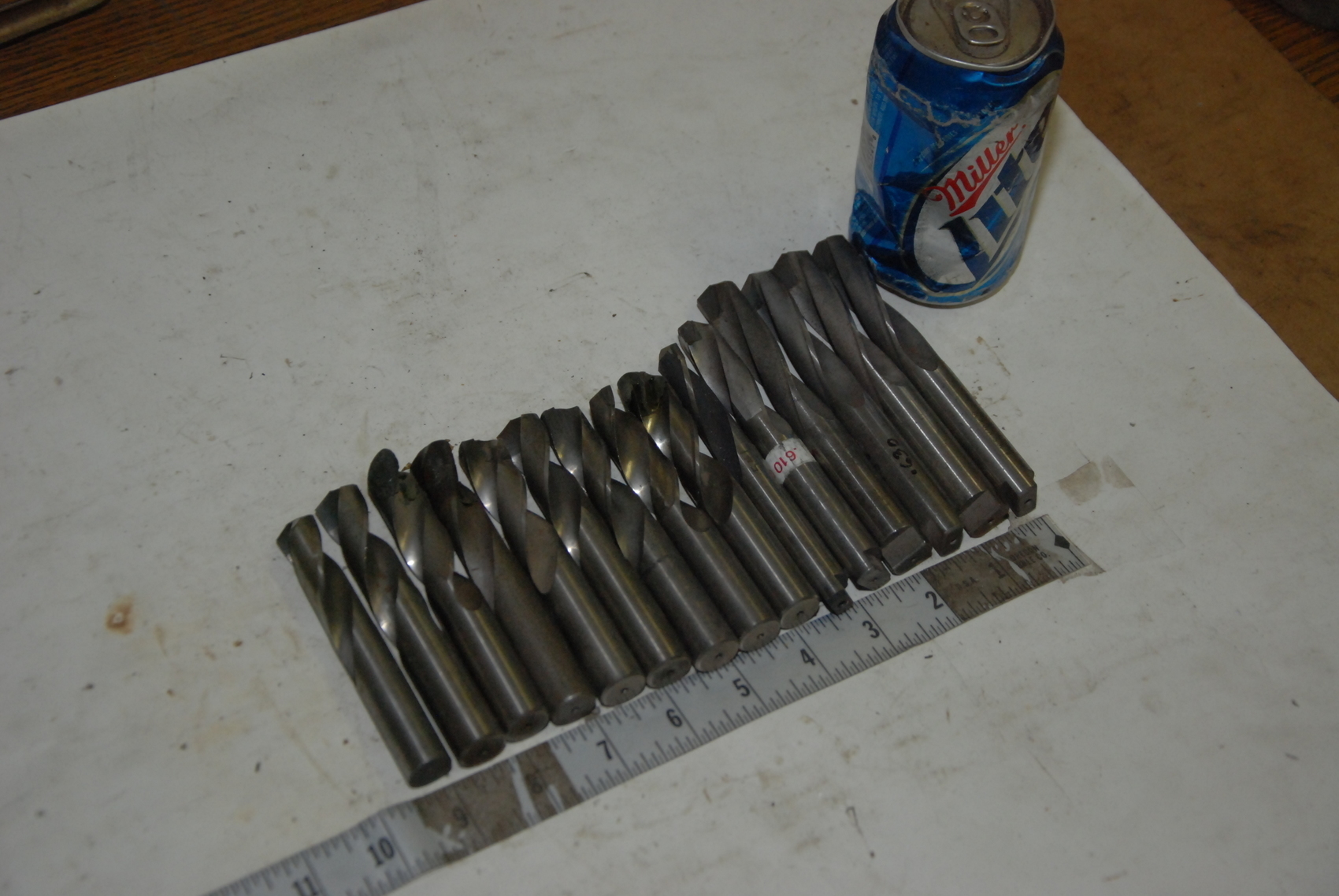 Lot of 15 Carbide-tipped Drill Bit;