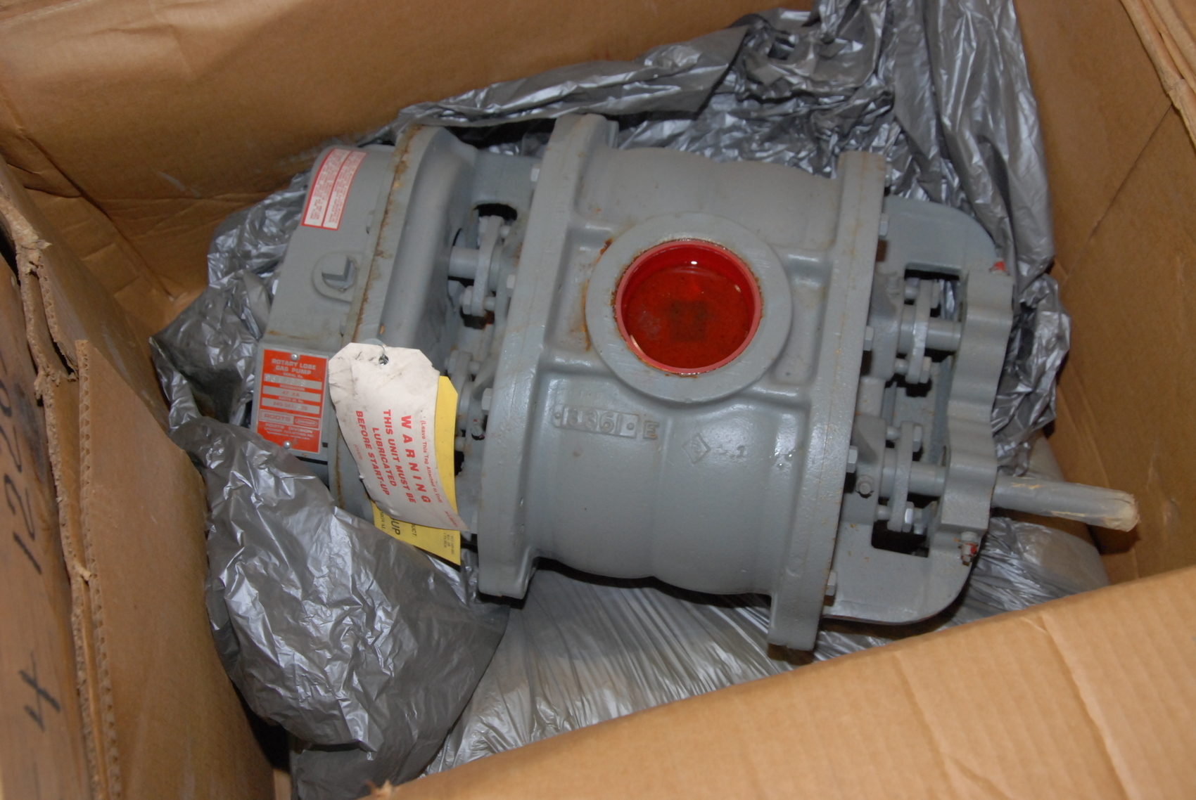NEW Roots Dresser 47XA Rotary Lobe Gas Pump