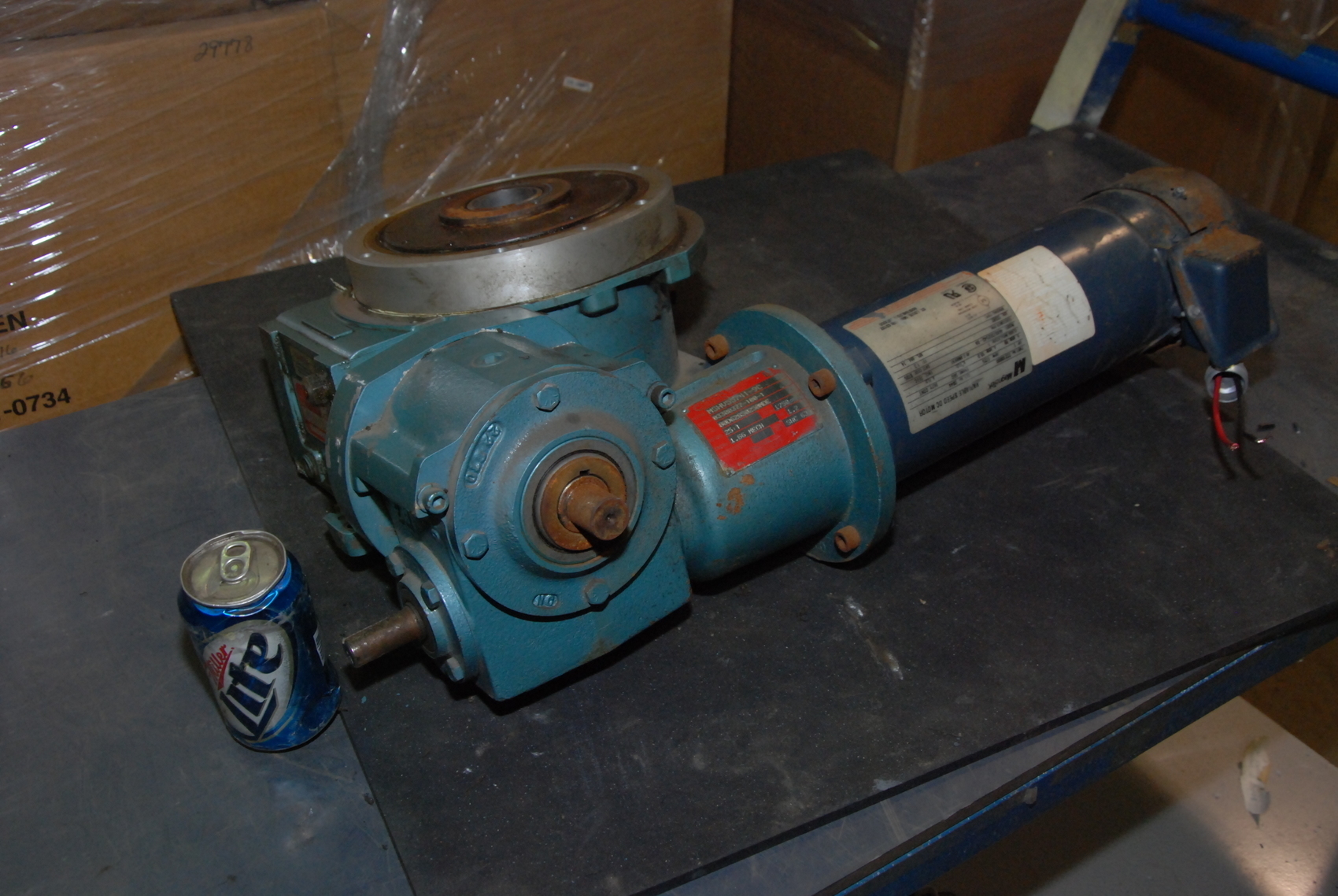 Magnetek DC Gearmotor with Camco rotary indexing table