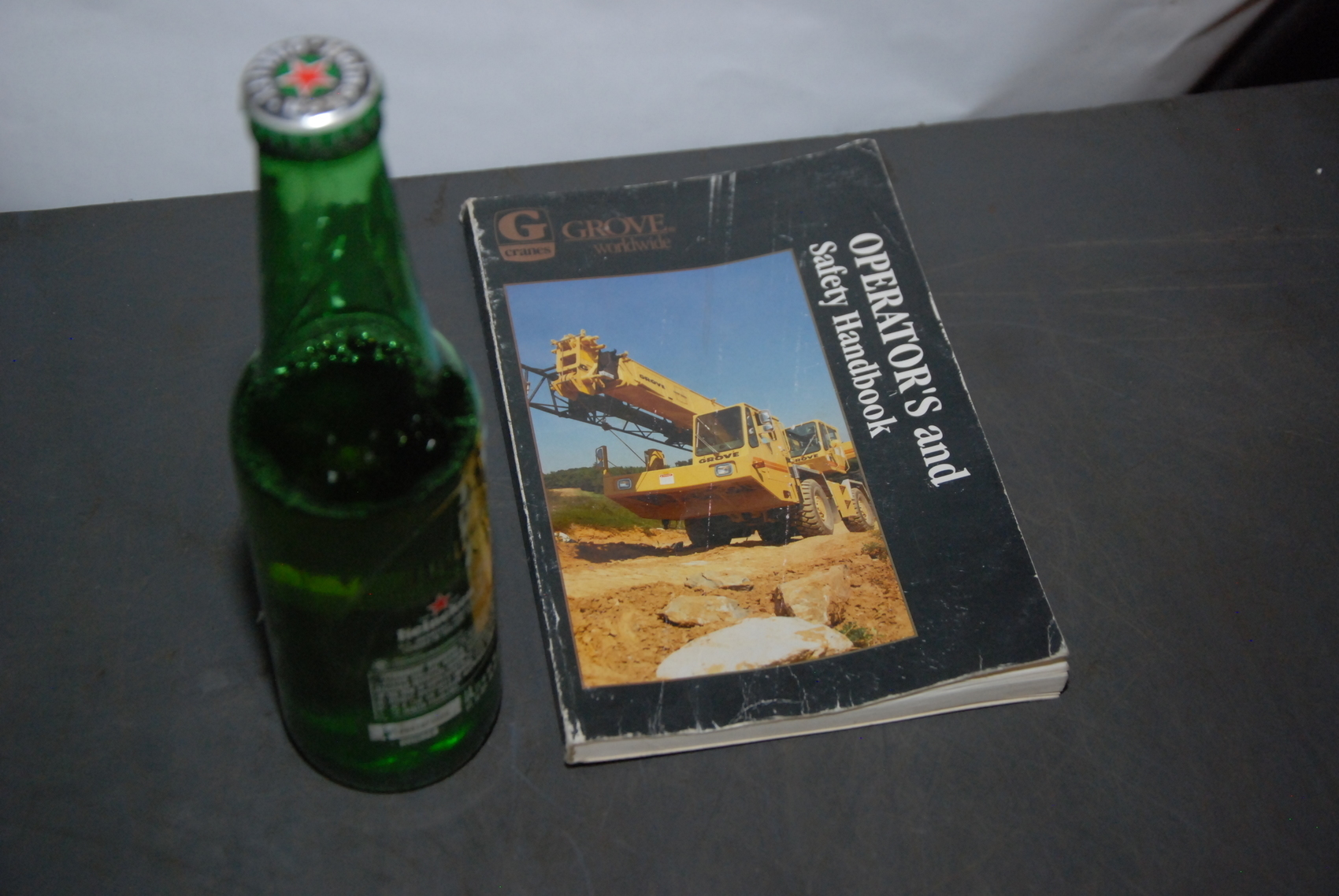 GROVE RT600C Crane operators handbook manual nopl