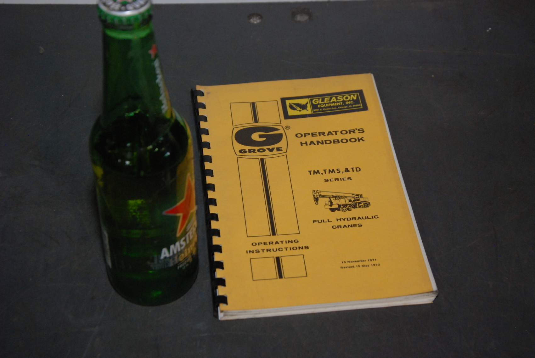 GROVE TM,TMS,TD series Crane operators handbook manual nopl