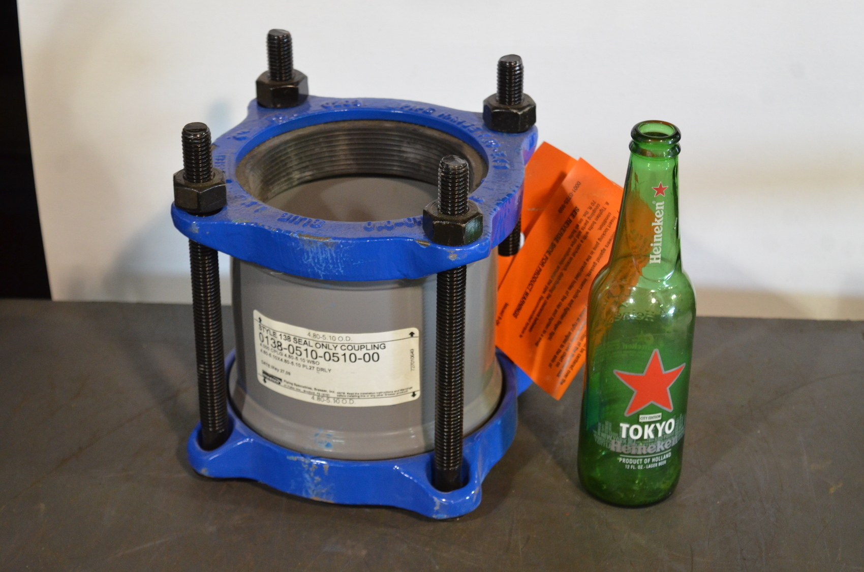 NEW Dresser style 138 seal only coupling;4.85.1"OD