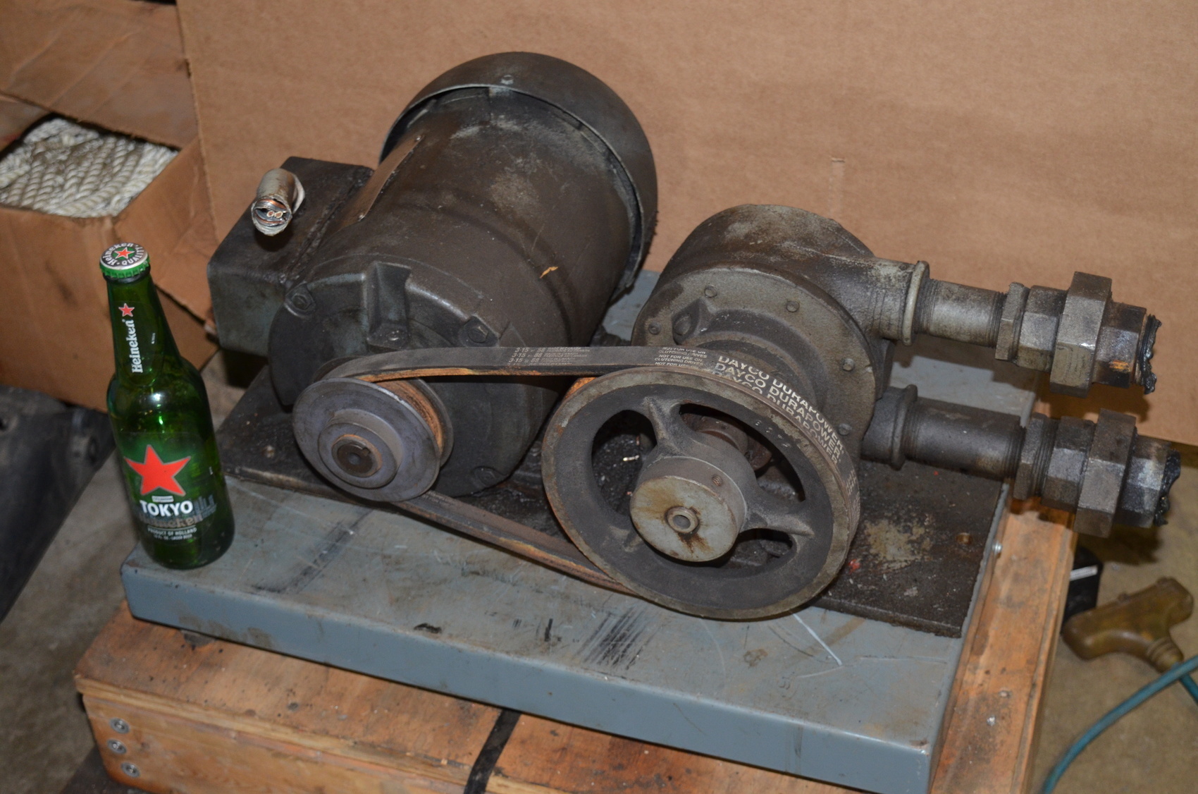 Tuthill 4cen-c style b pump w/Allis-Chalmers 1.5HP electric Motor