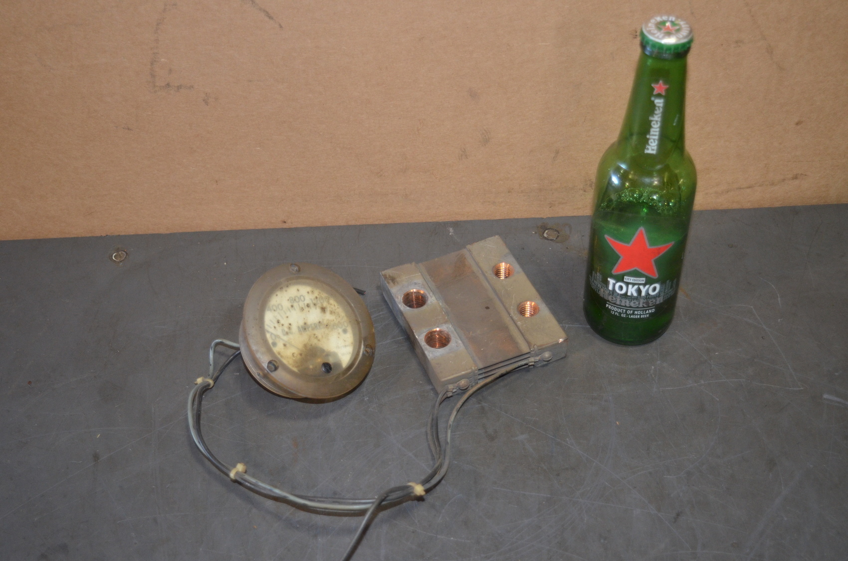 Simpson FS-50 MV Ammeter 1500A with shunt for 1000A welder