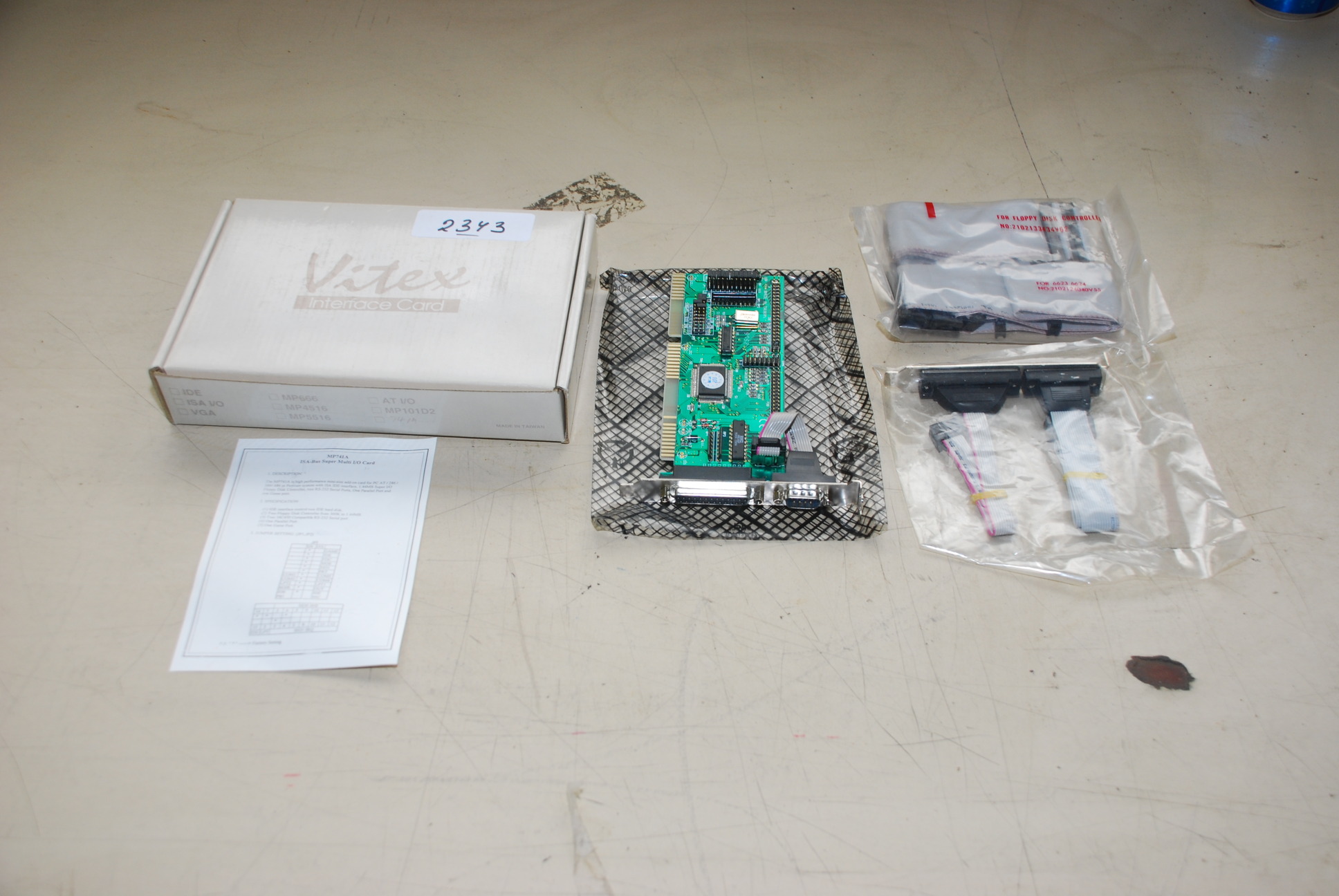 MEGAPOWER MP741A ISA-Bus Super Multi/IO PARALLEL SERIAL CARD