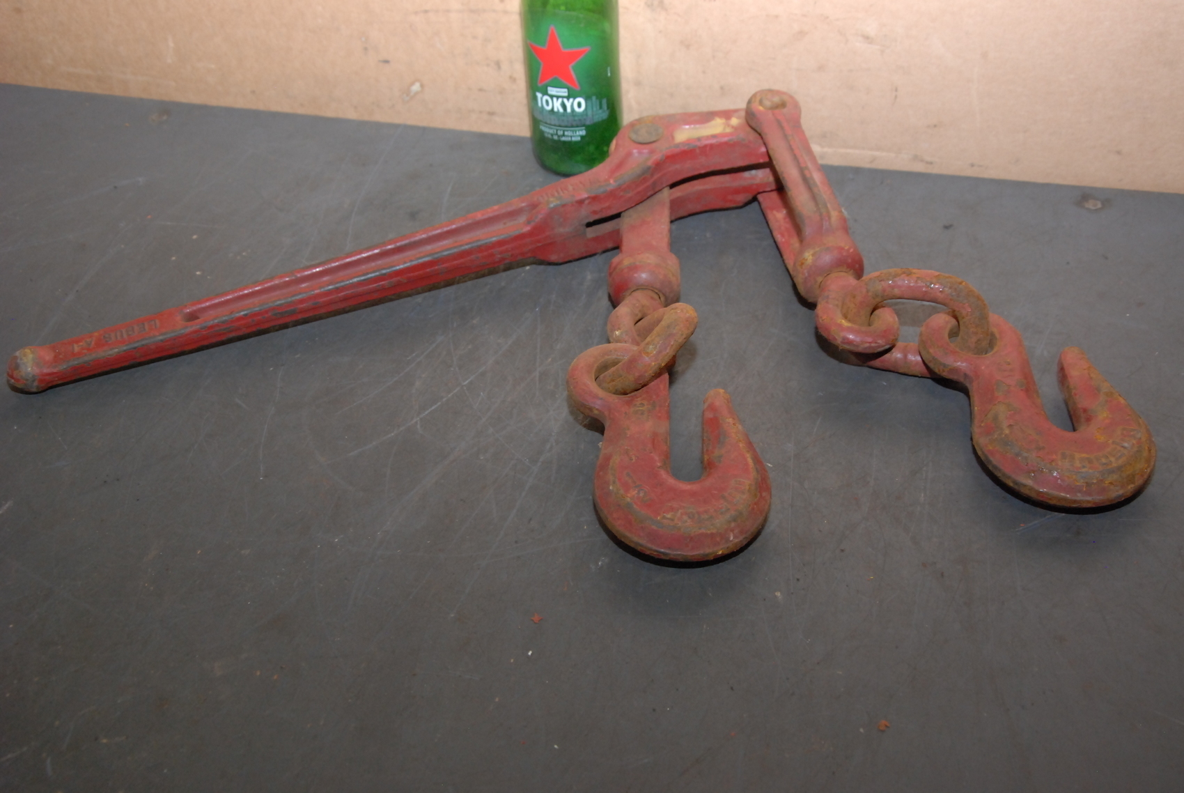 Lebus A1 WLL9200LBS;5/81/2"min.ult.33000lbs Load Chain Lever Binder