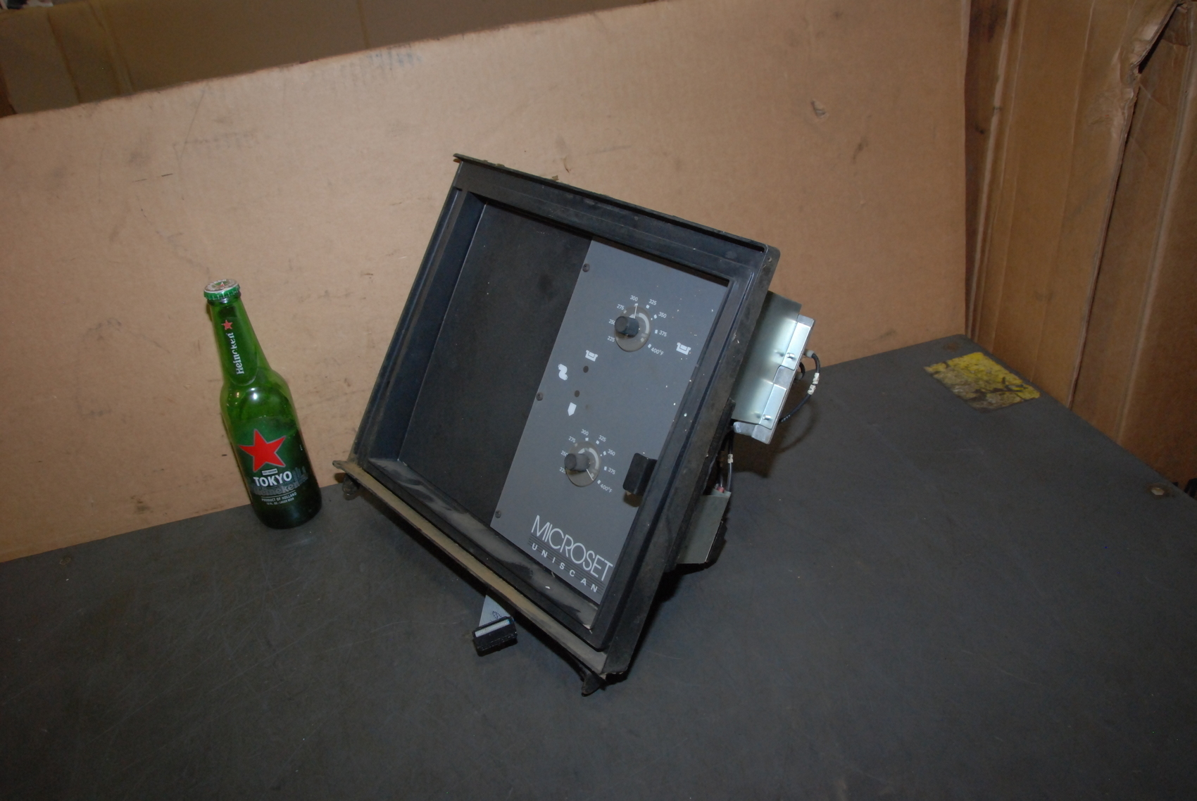 FOR PARTS Front control panel from Nordson Microset uniscan;288012A