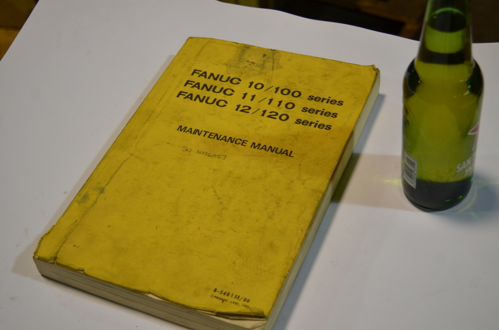 FANUC 10/100,11/110,12/120 Series Maintenance Manual B-54815E/06,1984