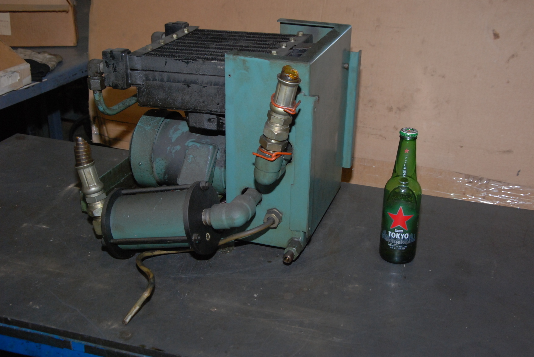 Kuse KSP-MH10-DB-4FRT Trocho motor pump w/MF-3 fan spindle oil cooler