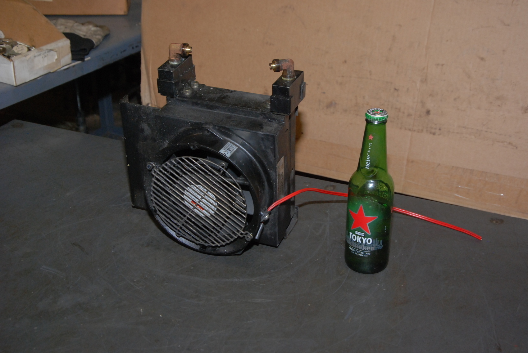 Takoyo MF-2 Mini Hydraulic Oil Fan Cooler Heat Exchanger Radiator