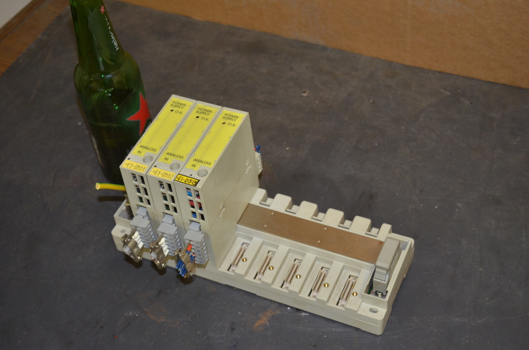 Siemens Sinumerik PLC BACKPLANE with(3)Analog Input modules