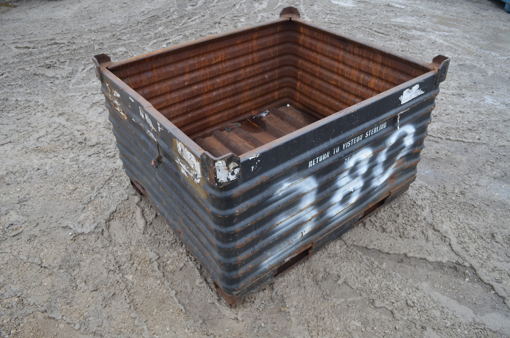 Big nice stackable crate;48x42x30"overall;depth-24"