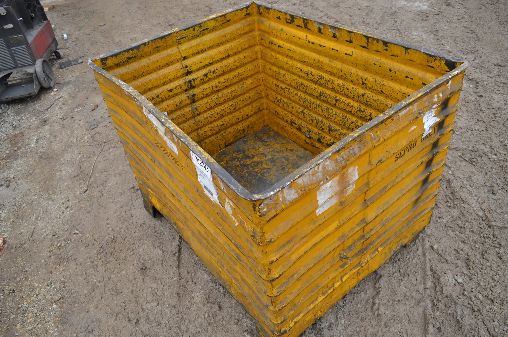 Big nice stackable crate;43x33x33"overall;depth-28"