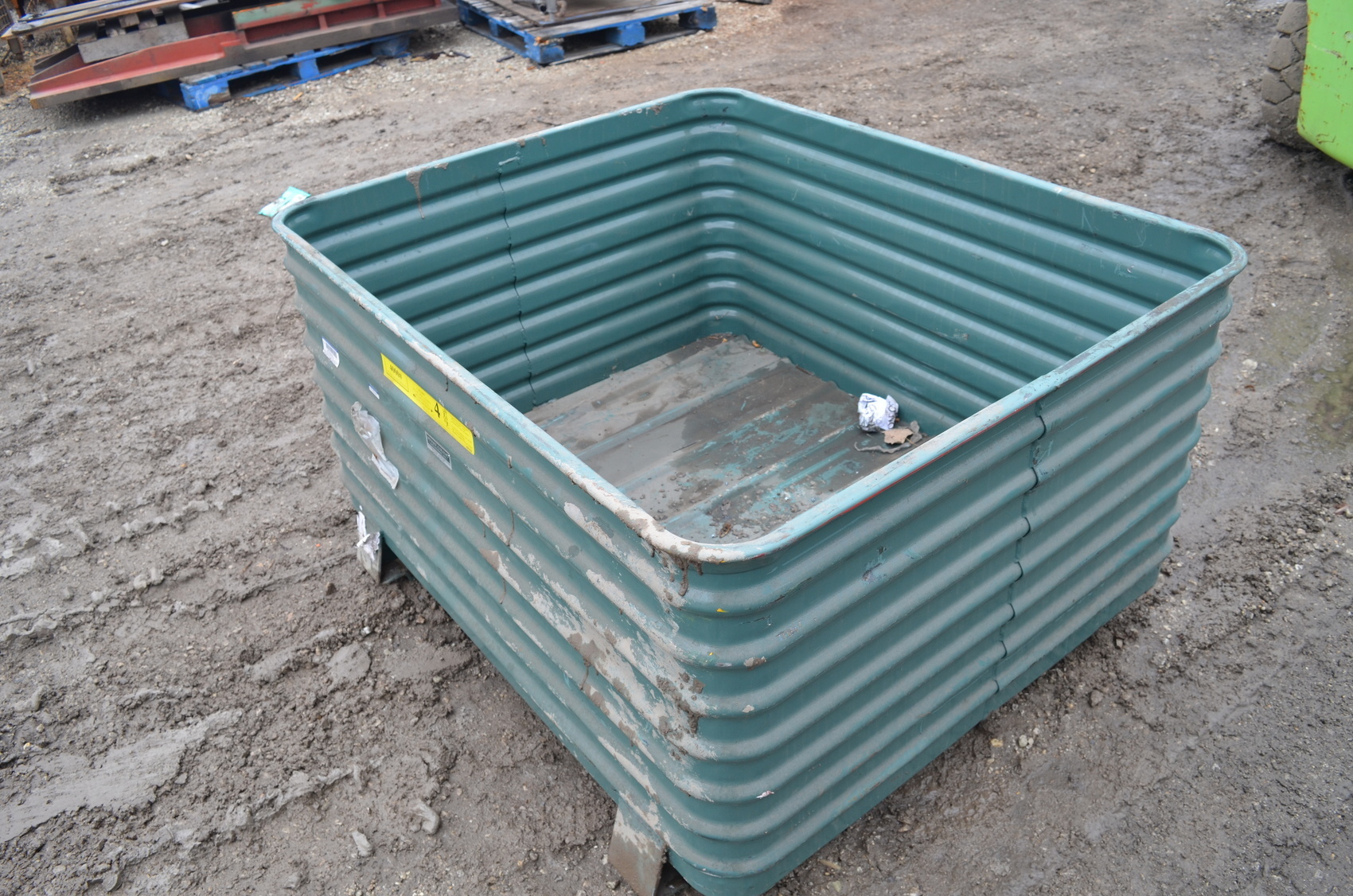Steel king stackable steel bin crate;4000lbs,50x42x28"overal;depth-24"