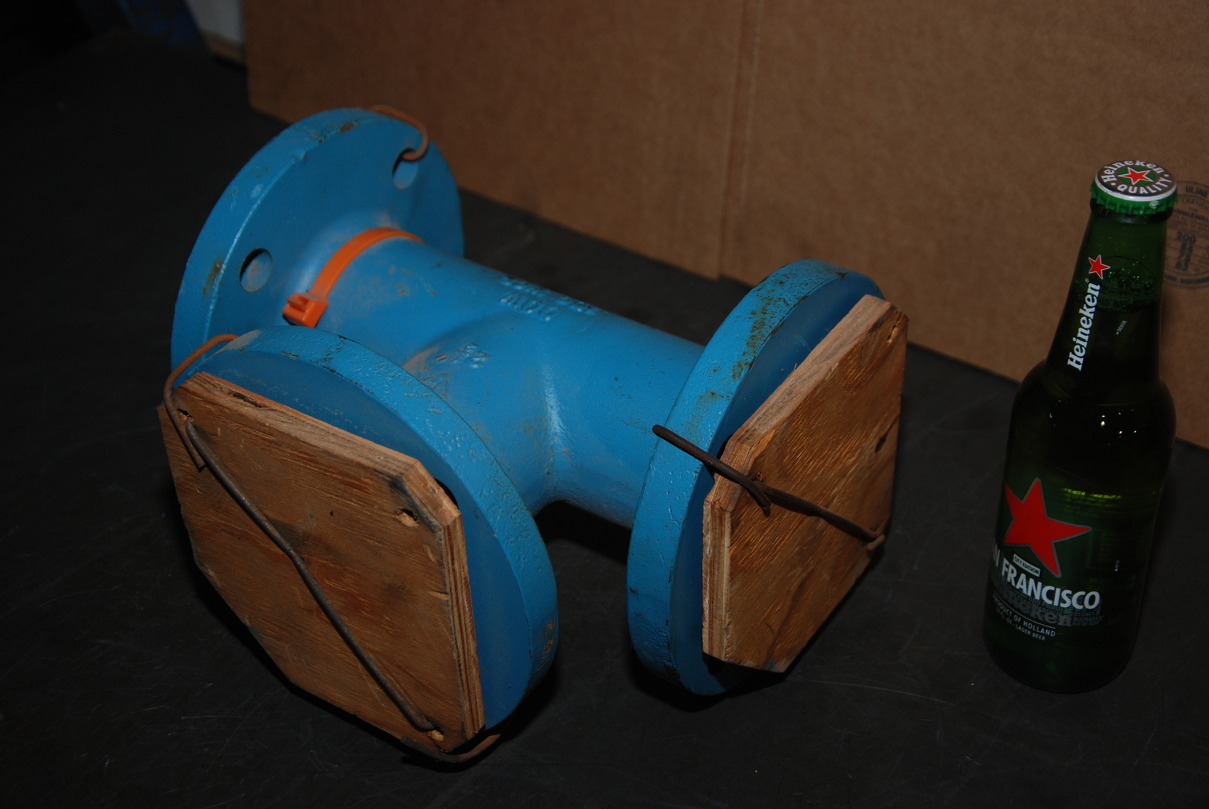 NEW DOW LINED TEE PIPE FITTING WITH FLANGE;2-1/2";150;