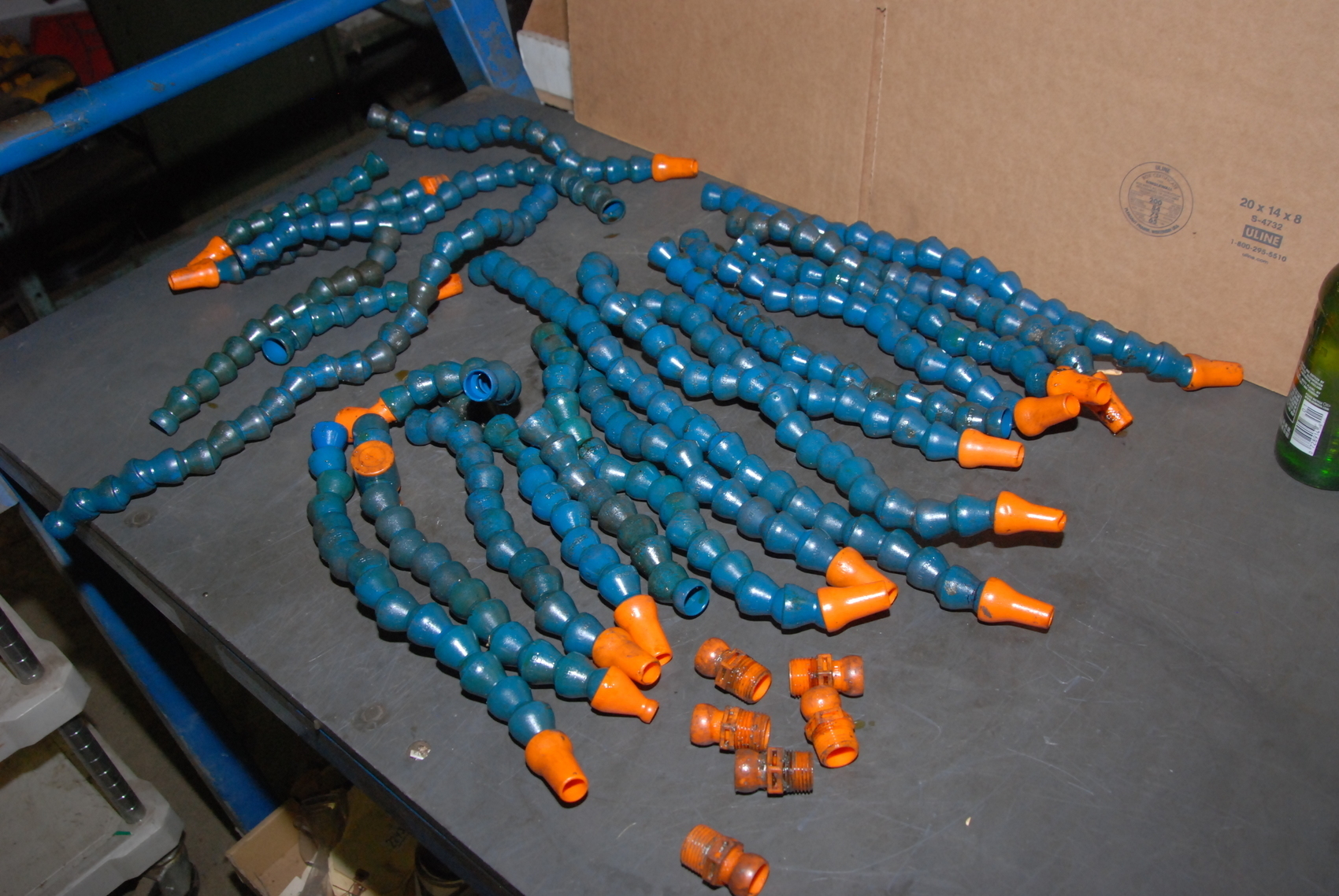 Large set of Loc-Line Adjustable Coolant Hose and Fittings