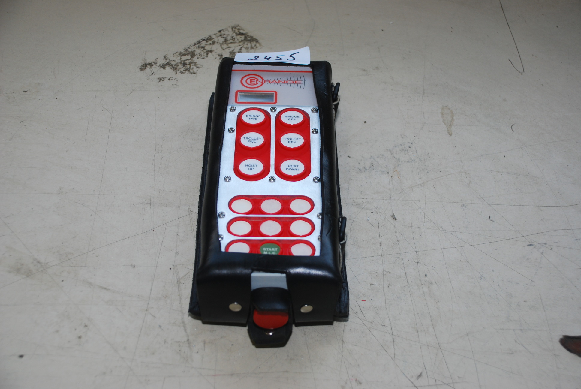 ENRANGE REMOTE BRIDGE CRANE HOIST CONTROL pendant LOOKS NEW nopl