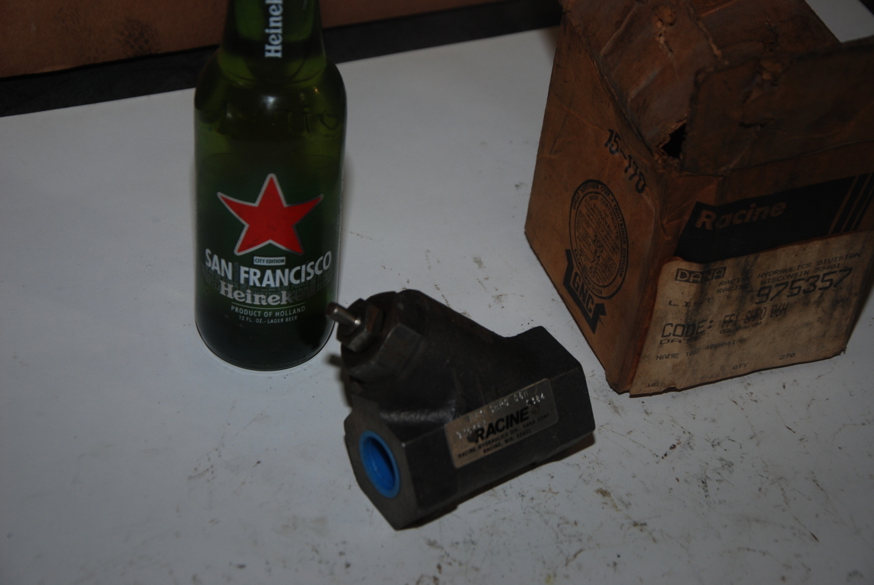 NEW Racine FF1 SHP0 06H Hydraulic IN-LINE FLOW CONTROL VALVE