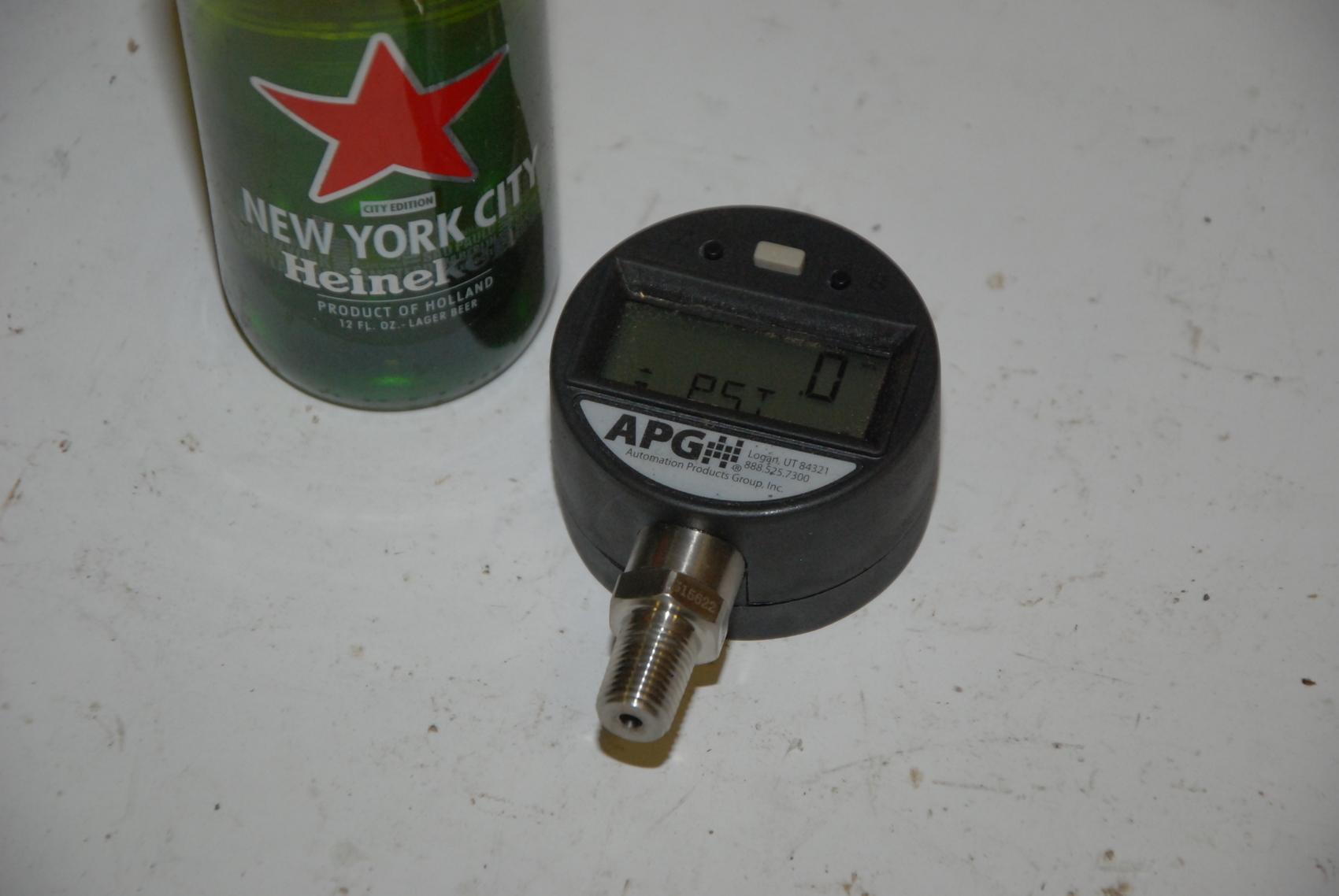 APG PG5-500.0-PSIG-N1 Industrial Digital Pressure Gauge;0-500PSIG