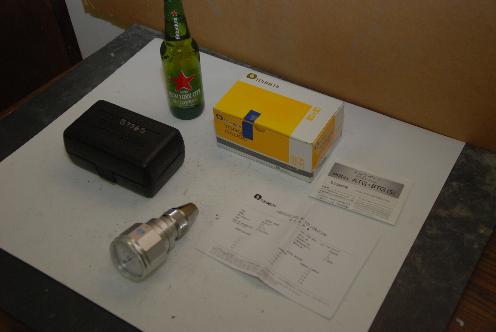 Tohnichi 6BTG-A Torque Gauge with case+original box