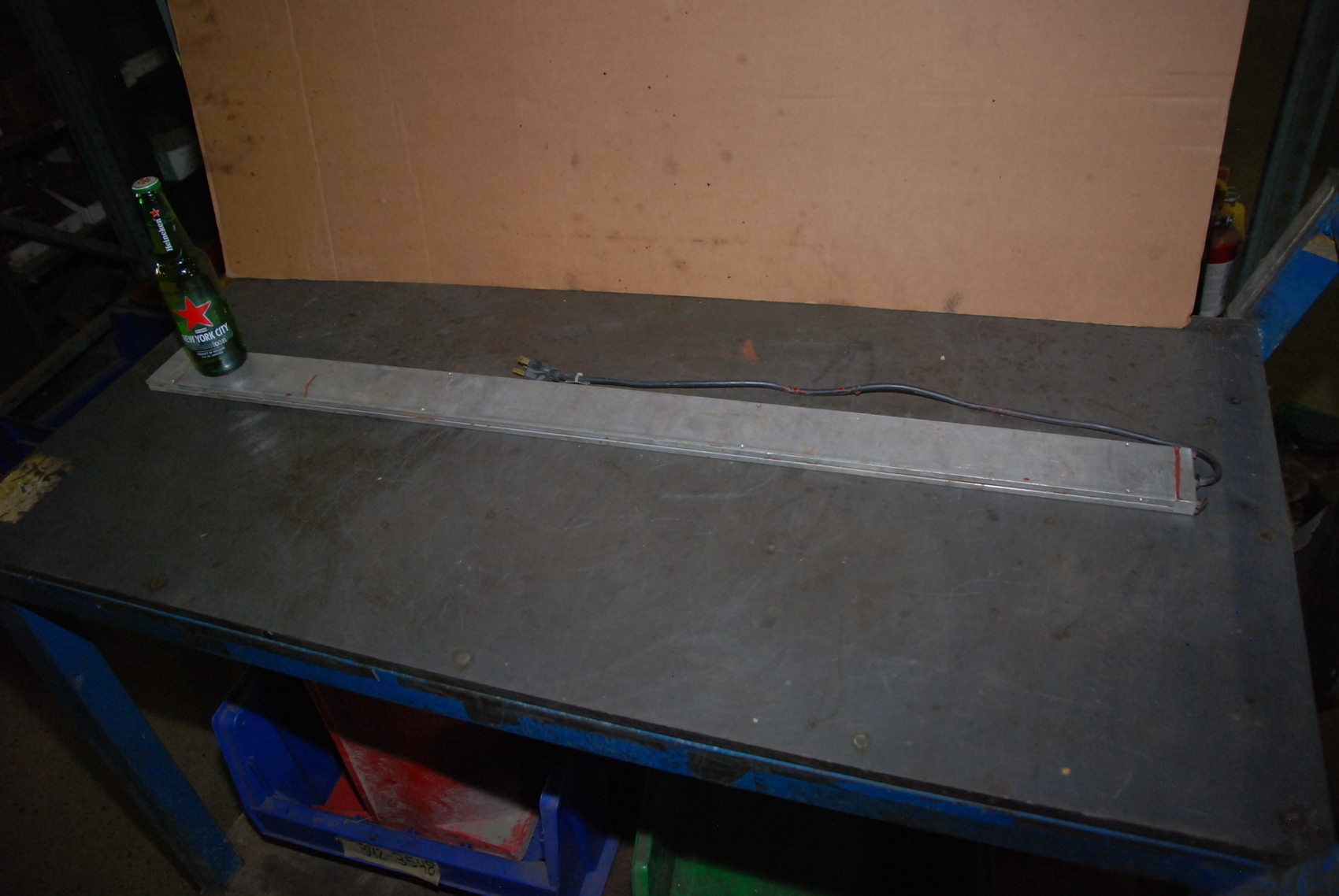 Single phase aluminum heater bar;42-3/4"x 2-3/4"x 1/2"
