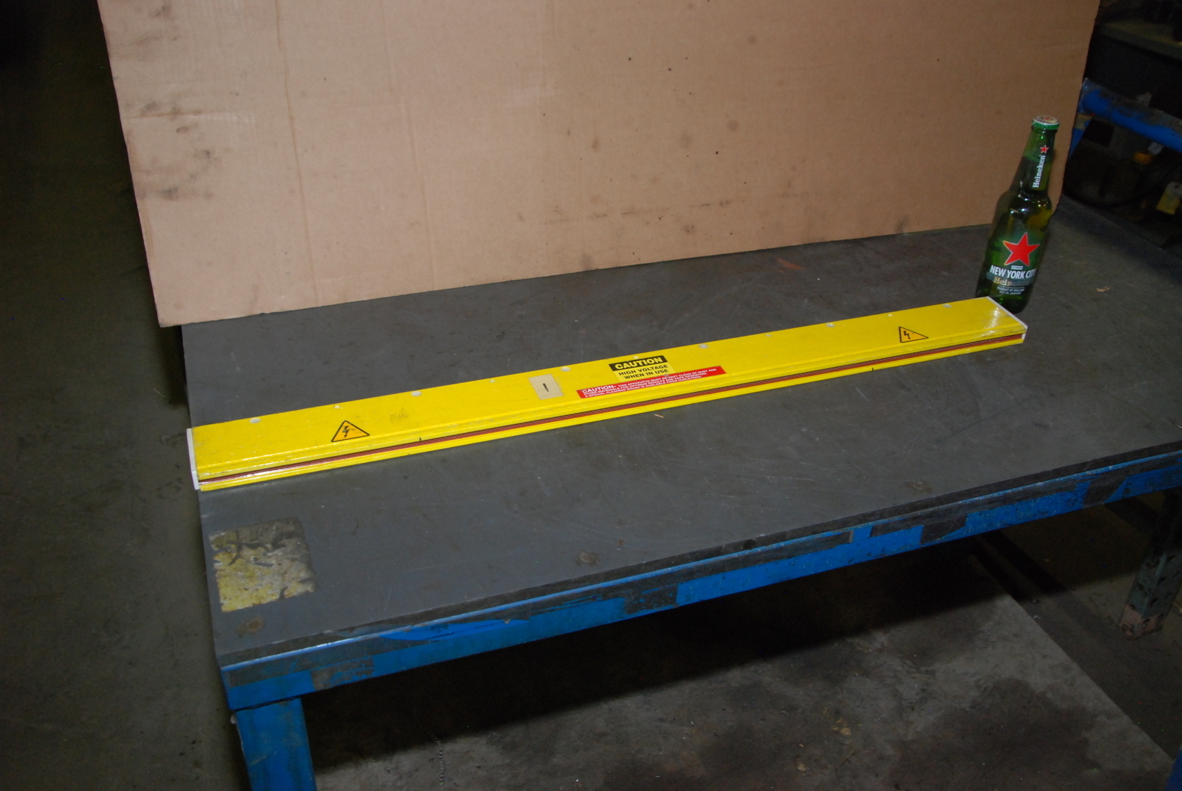 Hurletron High Voltage Charge Bar;len-34-3/4";width-3/4;height 3-1/8"
