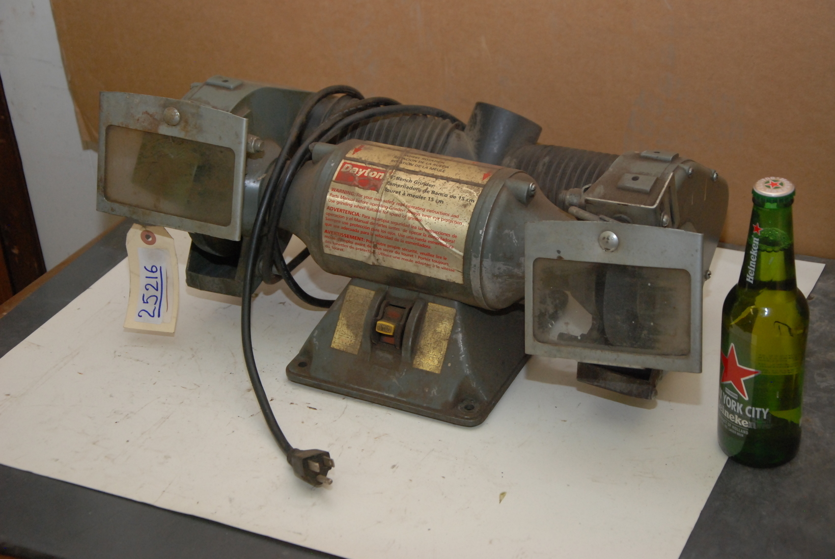 Dayton 4Z672C 6"Single phase Bench Grinder;