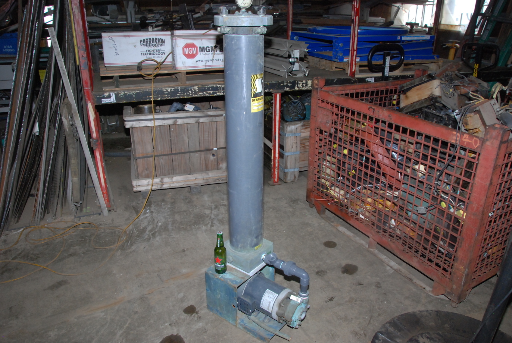 Serfilco P-88-1029 filtering system;w/TEEL 4RH50 Centrifugal pump