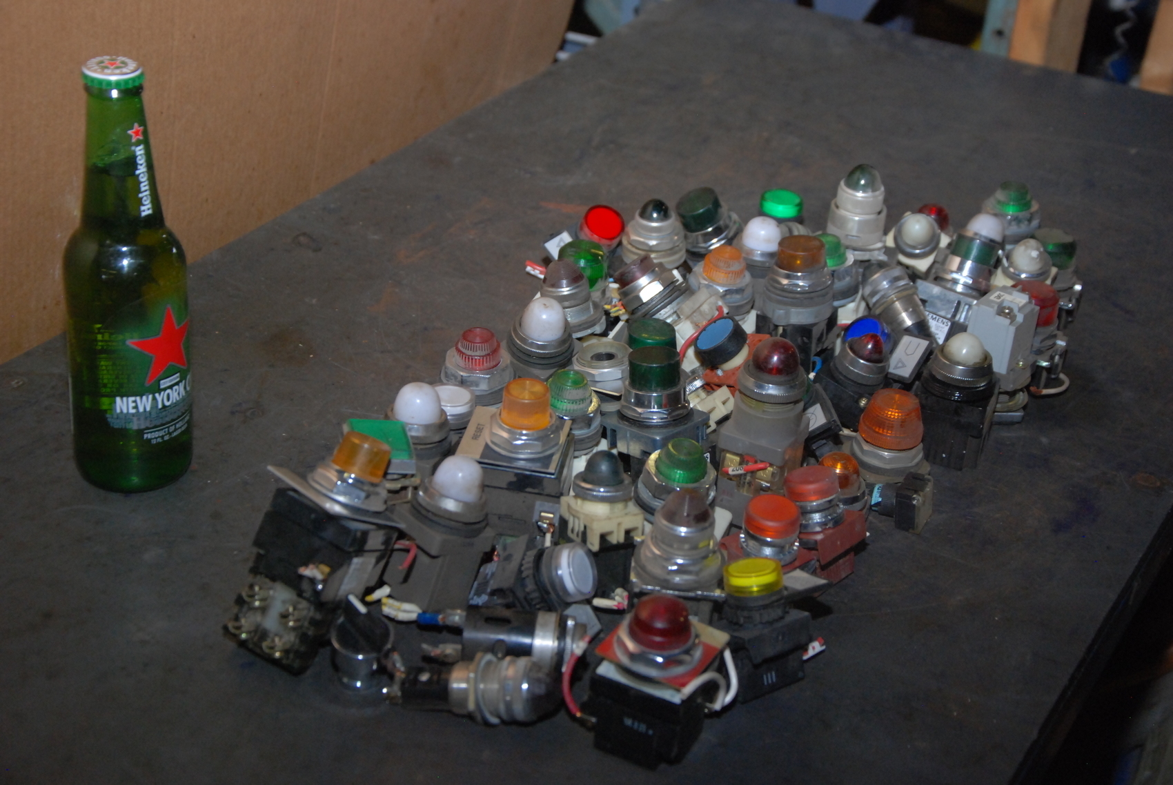 Lot of 58 Industrial CNC Control Cabinet Lights