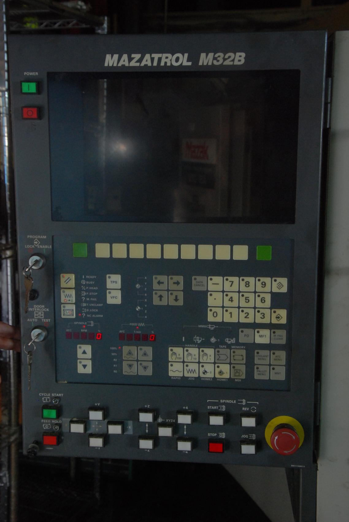 MAZAK Operator Panel from Mazatrol M32B without CRT display