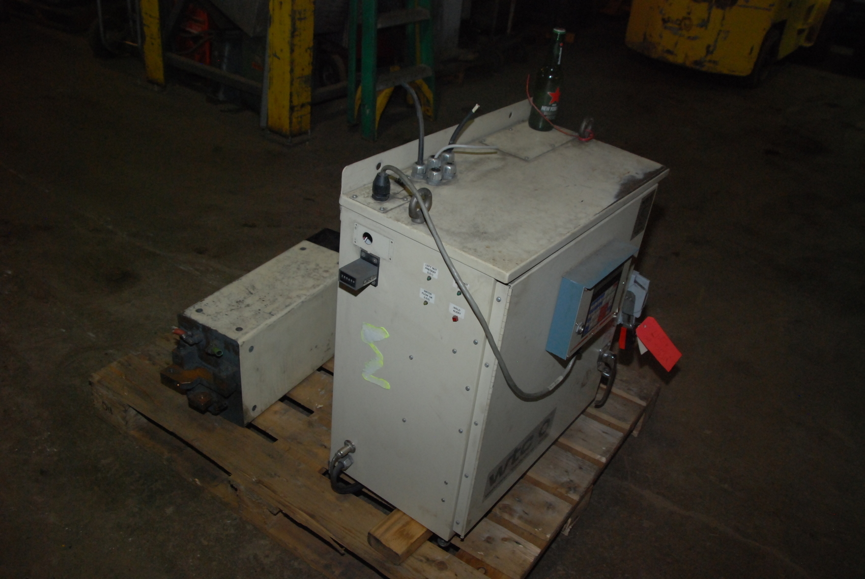 WTC O 814182 Spot Welder 480VAC 1 PH 250Amp Roman 125 kVa xfmr 25274