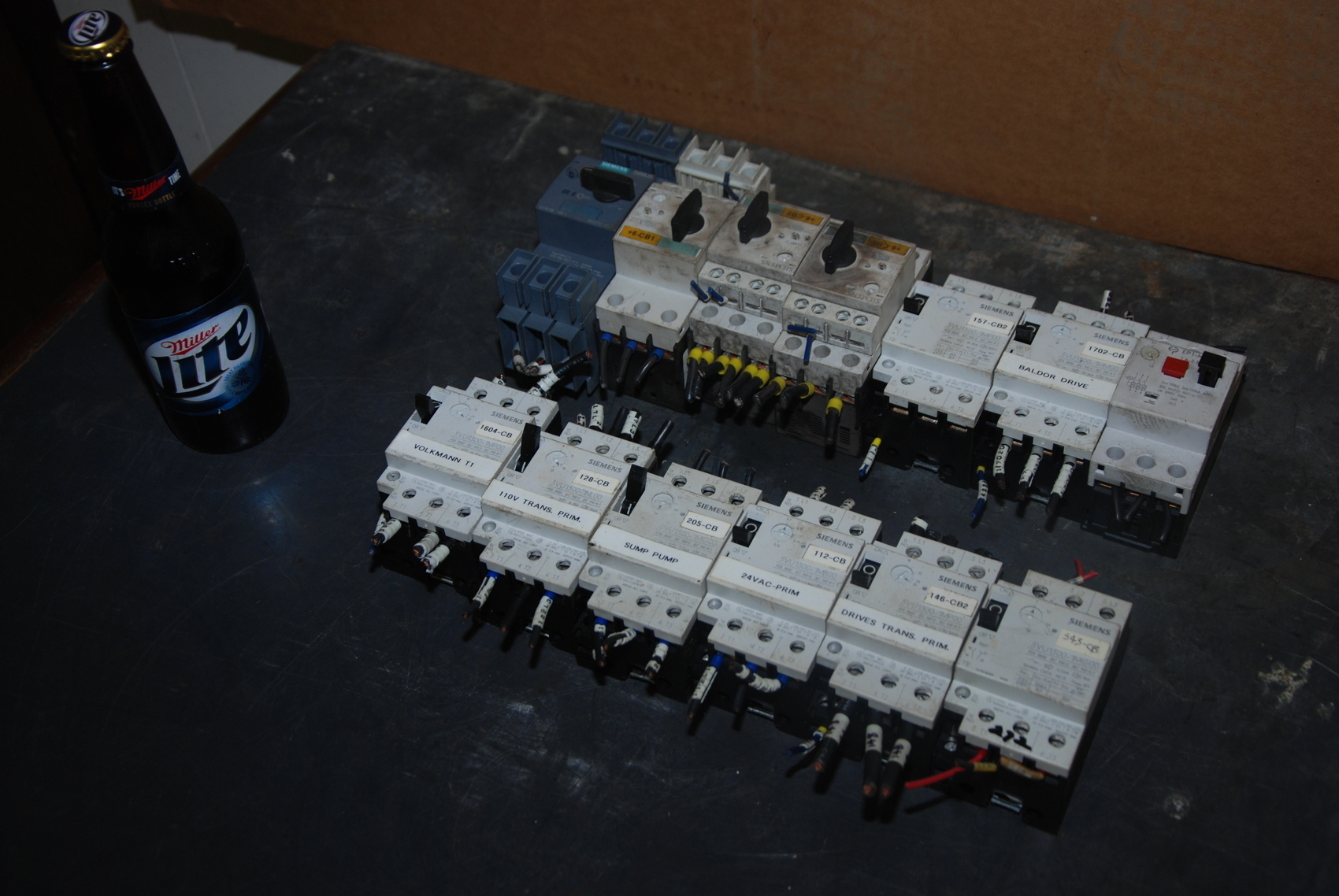 Lot of 13 Industrial Manual motor Starters;contactors Siemens;CEP