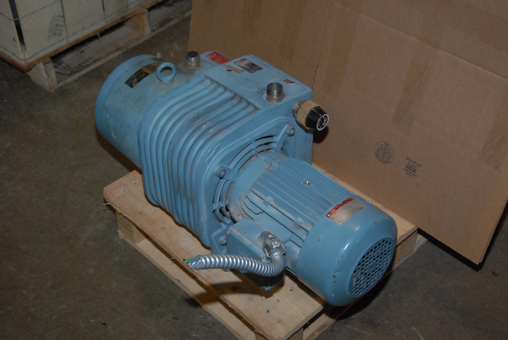 Becker DVT 2.80 Vacuum Pump;56.4CFM;w/Dietz 3.9KW Electric Motor