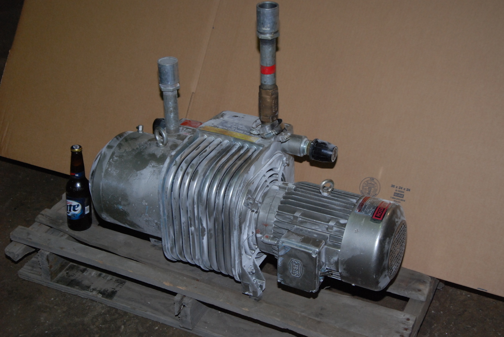 Becker DVT 2.80 Vacuum Pump;56.4CFM;w/Dietz 3.9KW Electric Motor