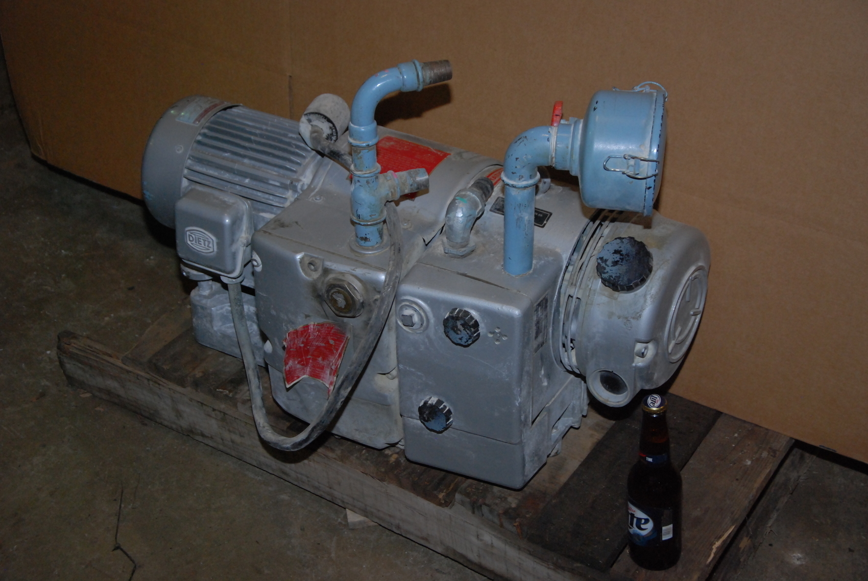 Becker DVP 601R Vacuum pump;43CFM;18"HG";w/3.2KW Electric Motor