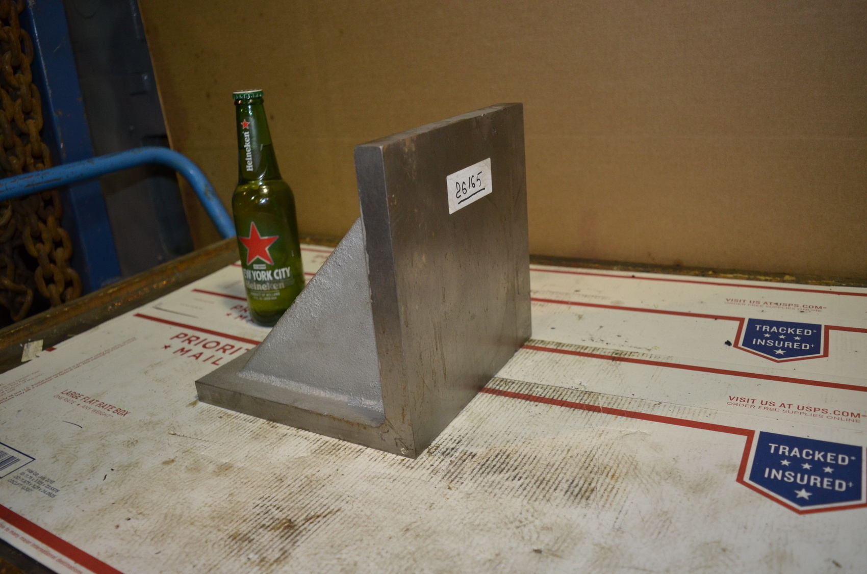 Precision Ground Angle Plate Setup Block;8 x 8 x 8";3/4"thick