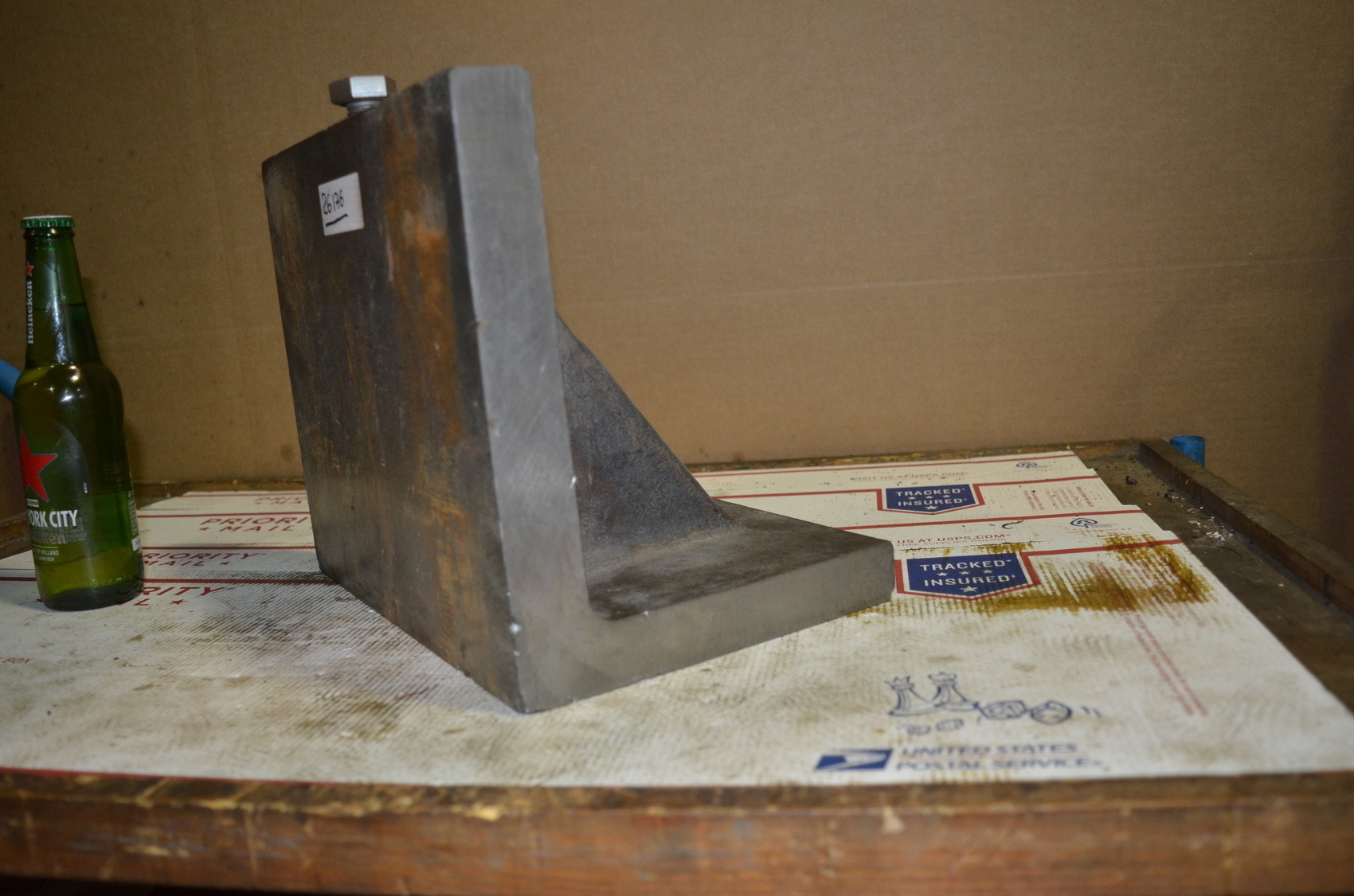 Precision Ground Angle Plate Setup Block;12 x 10 x 8";1-1/4"thick