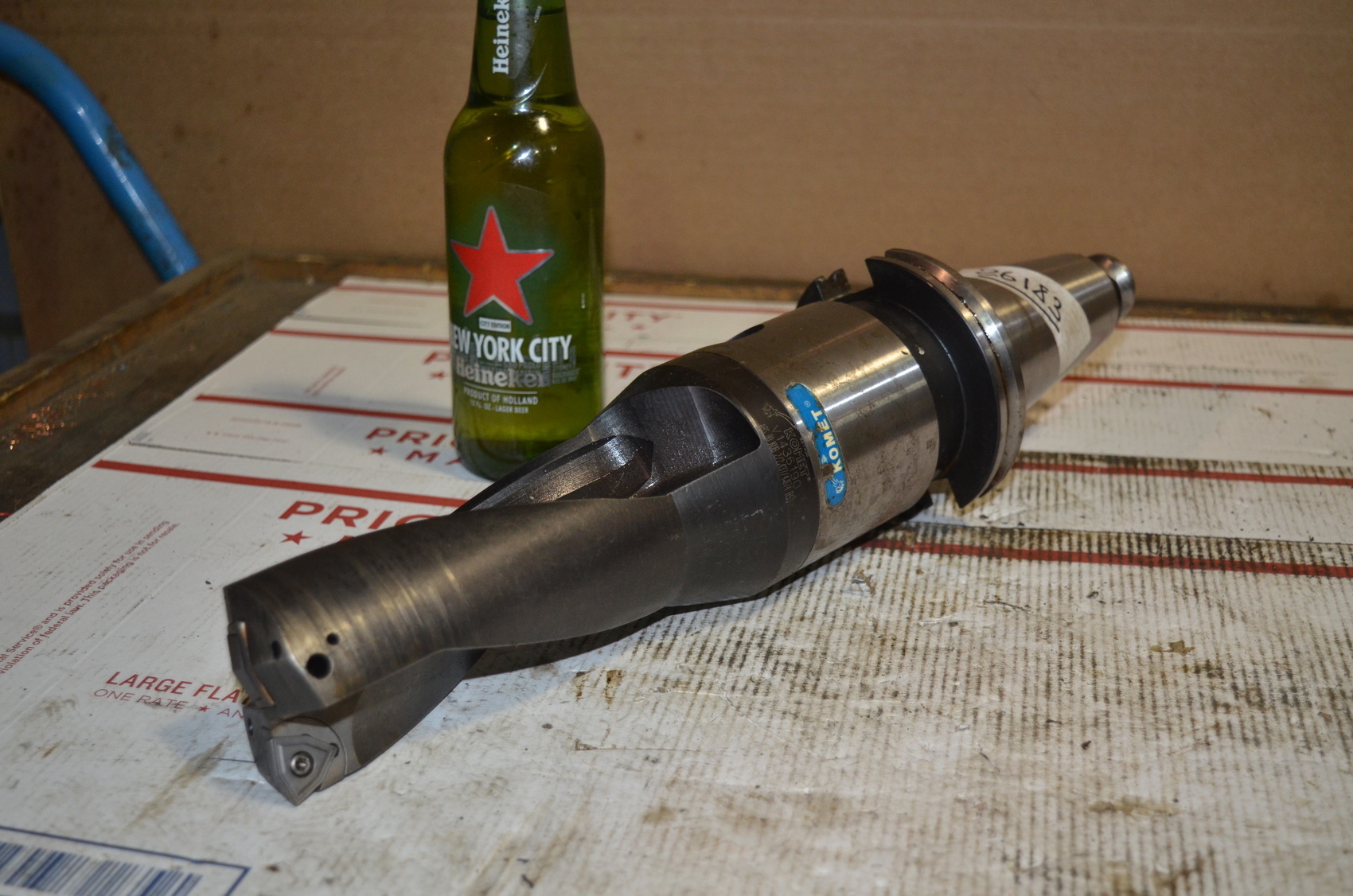 Komet ABS 80 KUB 2/2.437/4.8/4 R53 INDEXABLE DRILL w/CAT50 Tool holder