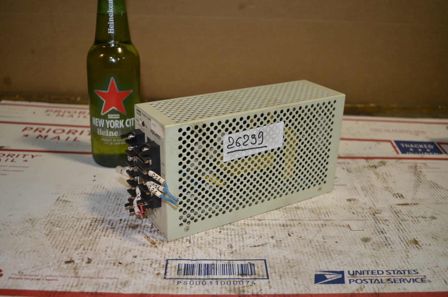Idec PSRH100 Power Supply;output24V;4.5Amps;input85132AC;105170DC